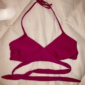 Frankies Bikinis Malia Wrap Top